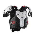 מגן חזה LEATT 6.5 Pro לבן – רמה 2, כיסוי מלא
