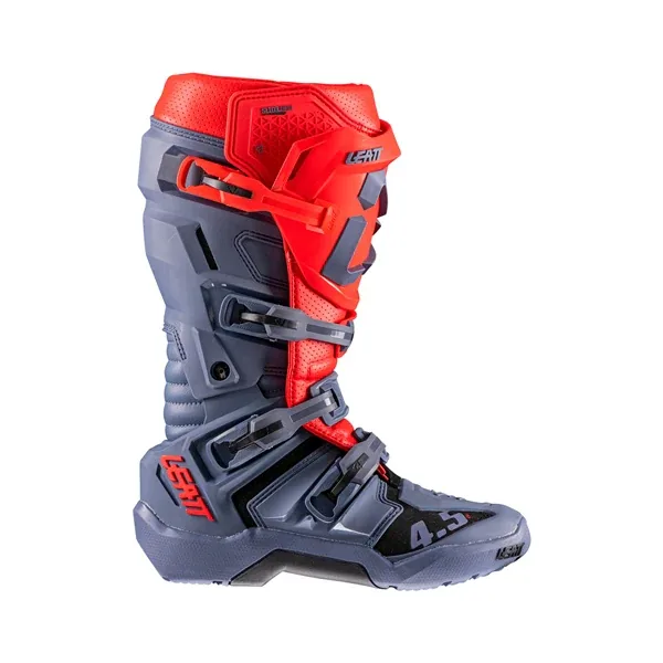 מגפי אנדורו ליט LEATT GPX 4.5 Enduro אדום אפור – תמונה 2