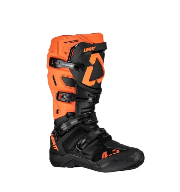 מגפי רכיבת שטח ליט LEATT GPX 4.5 בצבע כתום שחור