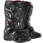 מגפי רכיבת שטח ליט LEATT GPX 5.5 FlexLock Enduro בצבע שחור אפור (Graphene)