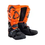 מגפי רכיבת שטח ליט LEATT GPX 5.5 FlexLock Enduro בצבע כתום אפור