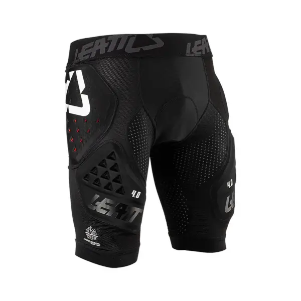מכנסי מגן קצרים ליט LEATT Impact Shorts 3DF 4.0 בצבע שחור