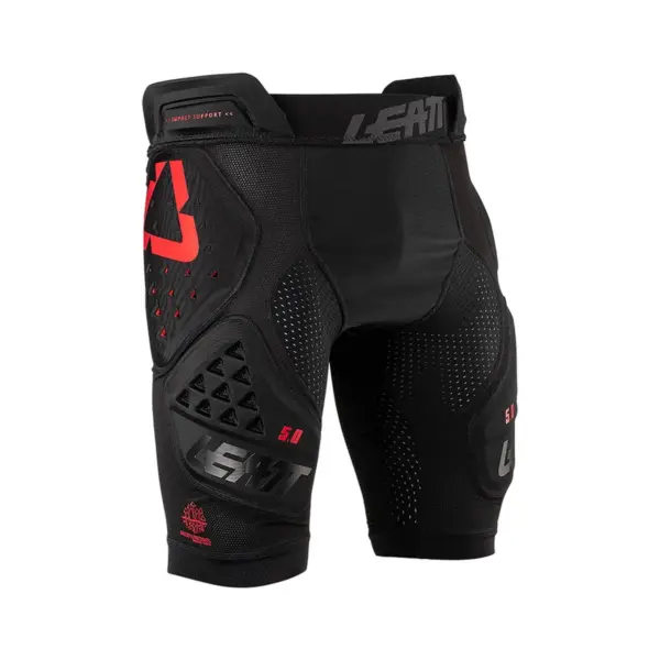 מכנסי מגן קצרים ליט LEATT Impact Shorts 3DF 5.0 בצבע שחור