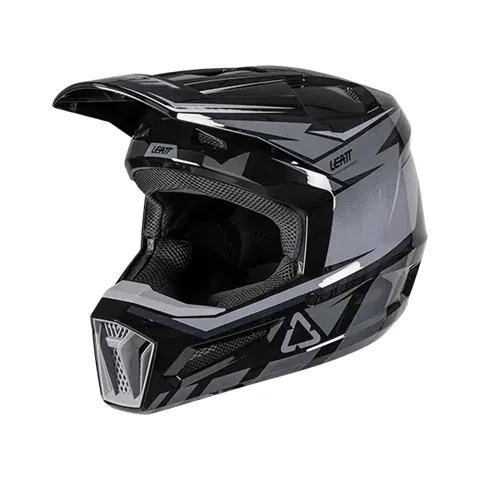 קסדת שטח ליט LEATT Moto 2.5 בצבע שחור אפור