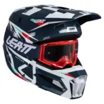 קסדת שטח ליט LEATT Moto 3.5 בצבע כחול לבן (V25)