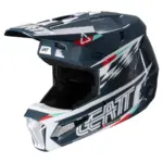 קסדת שטח ליט LEATT Moto 3.5 כחול לבן (V25) – תמונה 3