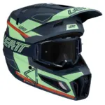 קסדת שטח ליט LEATT Moto 3.5 בצבע מאצ׳ה ירוק כחול (V25)
