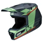 קסדת שטח ליט LEATT Moto 3.5 מאצ׳ה ירוק כחול (V25) – תמונה 3