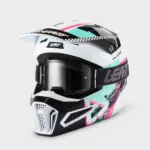 קסדת שטח ליט LEATT Moto 3.5 בצבע לבן ורוד