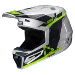 קסדת שטח ליט LEATT Moto 3.5 כסוף ליים (Steel V25) – תמונה 3