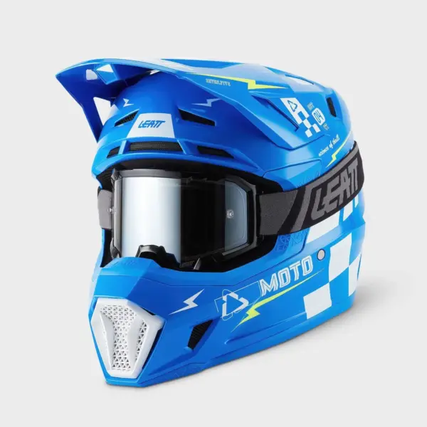 קסדת שטח ליט LEATT Moto 7.5 בצבע כחול