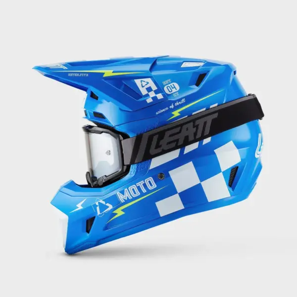 קסדת שטח ליט LEATT Moto 7.5 כחול – תמונה 2