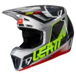 קסדת שטח ליט LEATT Moto 7.5 כסוף ליים (Steel V25) – תמונה 3
