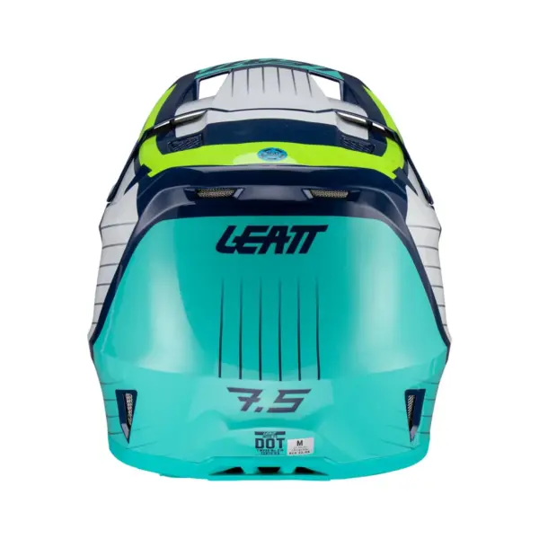 קסדת שטח ליט LEATT Moto 7.5 לבן טורקיז – תמונה 2