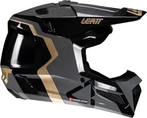 קסדת שטח ליט LEATT Moto 8.5 שחור זהב (V25) – תמונה 3
