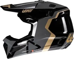 קסדת שטח ליט LEATT Moto 8.5 שחור זהב (V25) – תמונה 4