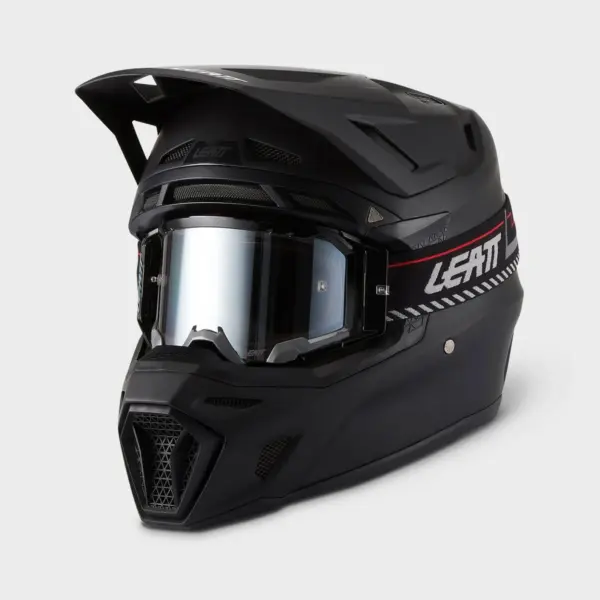 קסדת שטח ליט LEATT Moto 8.5 בצבע שחור סאטן
