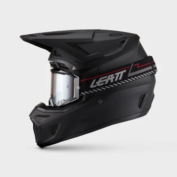 קסדת שטח ליט LEATT Moto 8.5 שחור סאטן – תמונה 2