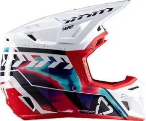 קסדת שטח ליט LEATT Moto 8.5 לבן אדום סגול (V26) – תמונה 5