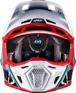 קסדת שטח ליט LEATT Moto 8.5 לבן אדום סגול (V26) – תמונה 6