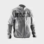 מעיל גשם לרכיבה ליט LEATT Moto RaceCover בצבע שקוף