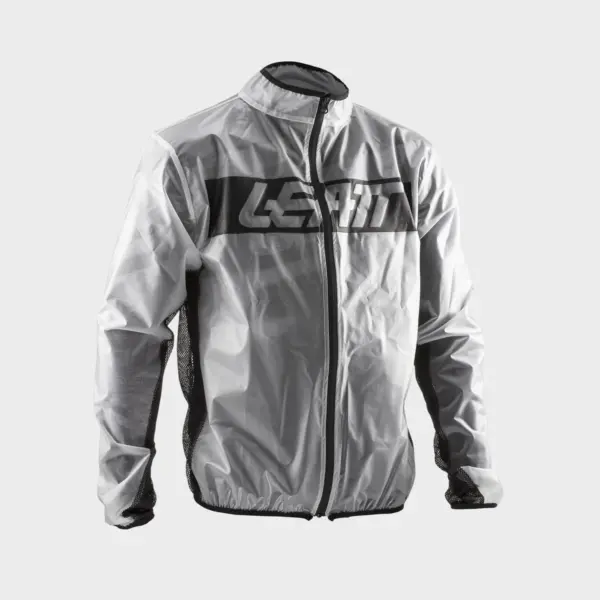 מעיל גשם לרכיבה ליט LEATT Moto RaceCover בצבע שקוף