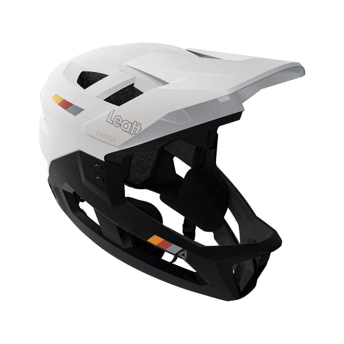 קסדת אופני אנדורו LEATT MTB Enduro 2.0 בצבע לבן קסדת אופני אנדורו ליט LEATT MTB Enduro 2.0 בצבע לבן