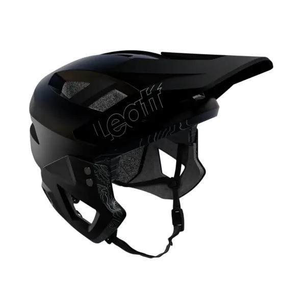 קסדת אופני אנדורו ליט LEATT MTB Enduro 3.0 שחור Stealth – תמונה 2