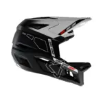 קסדת אופניים מלאה ליט LEATT MTB Gravity 6.0 Carbon שחור לבן – תמונה 2
