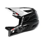 קסדת אופניים מלאה ליט LEATT MTB Gravity 6.0 Carbon שחור לבן – תמונה 3