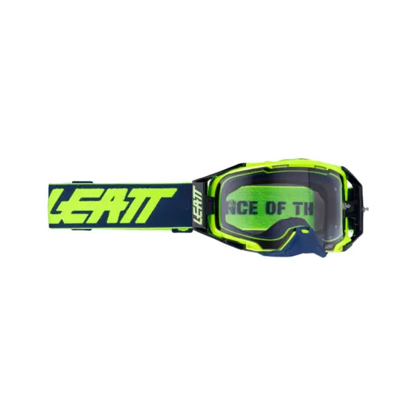 משקפי אבק ליט LEATT Velocity 6.5 Cryztal בצבע ליים
