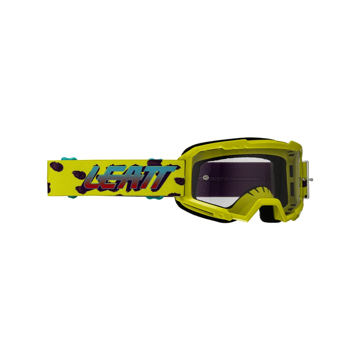 משקפי אבק לילדים LEATT Vizion 2.5s בצבע צהוב בדוגמת צ׳יטה משקפי אבק לילדים ליט LEATT Vizion 2.5s בצבע צהוב בדוגמת צ׳יטה