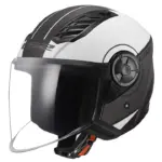 קסדה פתוחה אל אס 2 LS2 Airflow II בצבע לבן-אפור מבריק