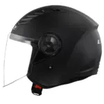 קסדה פתוחה אל אס 2 LS2 Airflow II OF616 שחור מט – תמונה 2