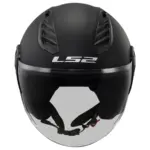קסדה פתוחה אל אס 2 LS2 Airflow II OF616 שחור מט – תמונה 3