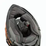 קסדת אדוונצ'ר קרבון אל אס 2 LS2 Explorer Carbon MX701 קרבון שחור-כתום מבריק (KTM Replica) – תמונה 3
