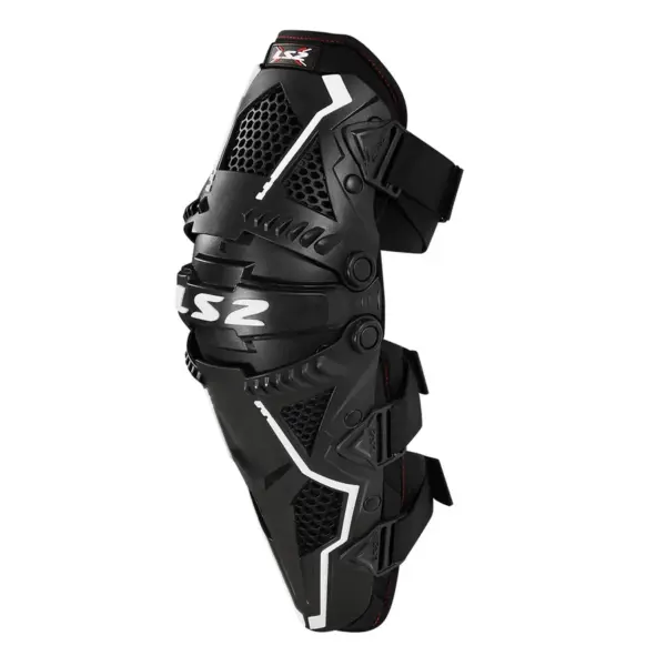 מגני ברכיים אל אס 2 LS2 Fortress Knee Protector בצבע שחור