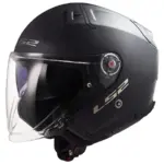 קסדה פתוחה אל אס 2 LS2 Infinity II בצבע שחור מט