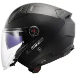 קסדה פתוחה אל אס 2 LS2 Infinity II OF603 שחור מט – תמונה 2