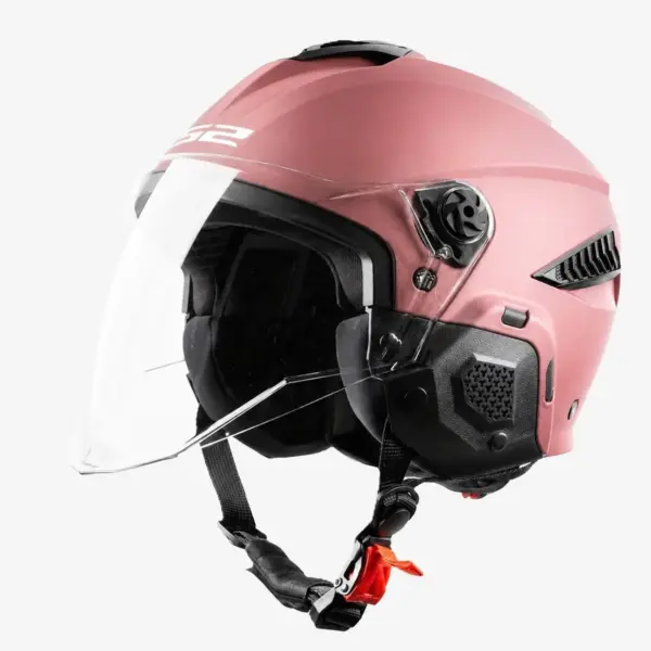 קסדה לאופניים חשמליים אל אס 2 LS2 OF610 E-Bike בצבע רוז גולד מט
