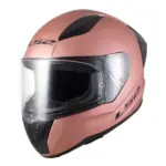 קסדה מלאה אל אס 2 LS2 Rapid II בצבע רוז גולד מט מטאלי