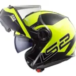 קסדה נפתחת אל אס 2 LS2 Strobe בצבע שחור-צהוב
