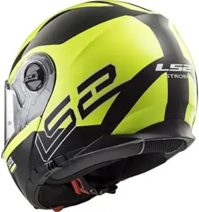 קסדה נפתחת אל אס 2 LS2 Strobe FF325 שחור-צהוב – תמונה 3