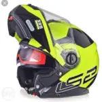 קסדה נפתחת אל אס 2 LS2 Strobe FF325 שחור-צהוב – תמונה 5