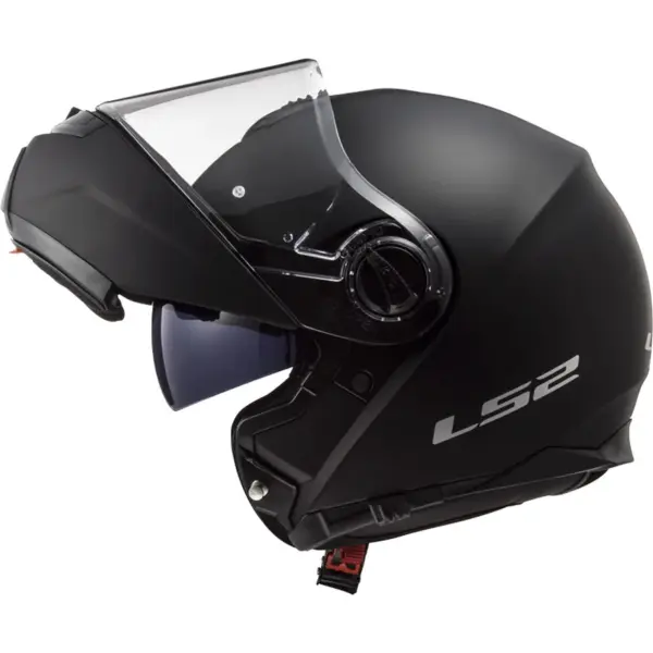קסדה נפתחת אל אס 2 LS2 Strobe FF325 שחור מט – תמונה 2