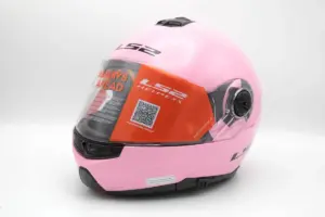 קסדה נפתחת אל אס 2 LS2 Strobe FF325 ורוד – תמונה 3
