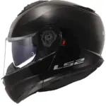 קסדה נפתחת אל אס 2 LS2 Strobe II בצבע שחור מבריק