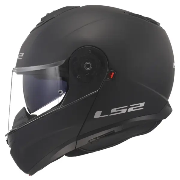 קסדה נפתחת אל אס 2 LS2 Strobe II FF908 שחור מט – תמונה 2