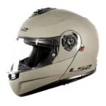קסדה נפתחת אל אס 2 LS2 Strobe II בצבע חול מט
