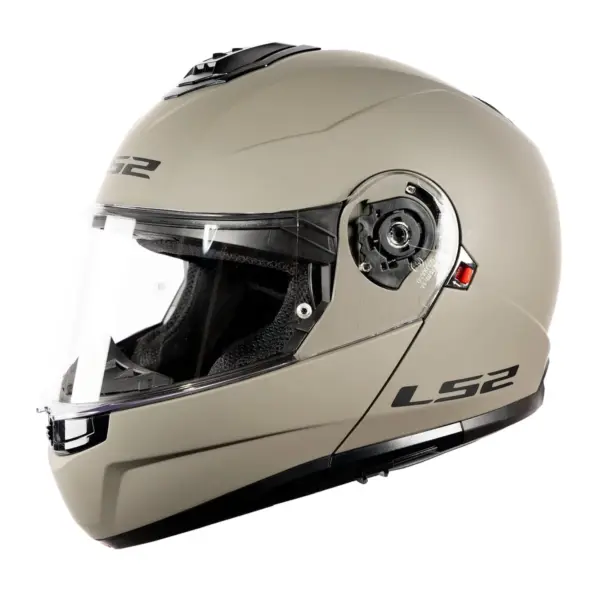 קסדה נפתחת אל אס 2 LS2 Strobe II בצבע חול מט